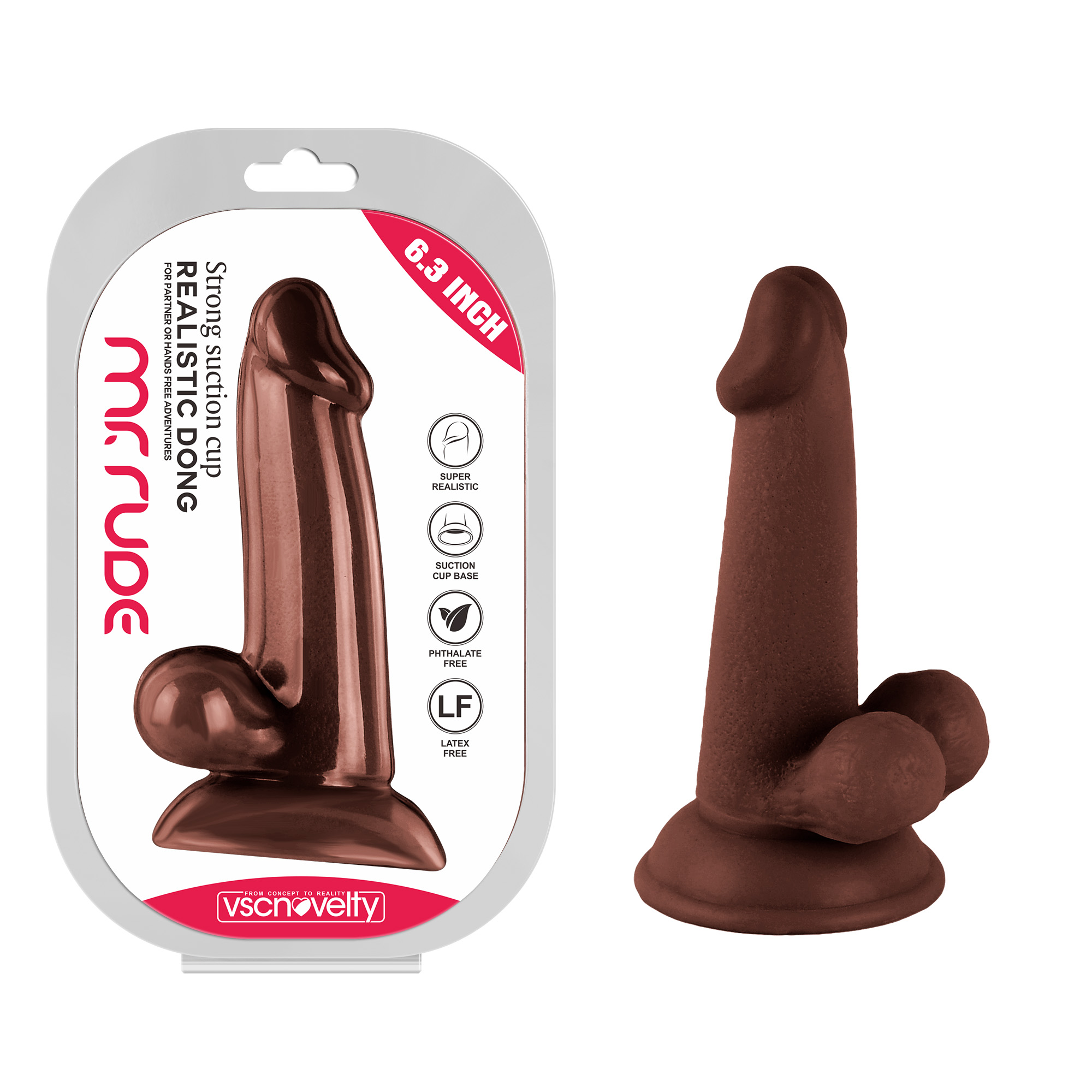 (image for) Mr. Rude 6.3" Realistic Dong