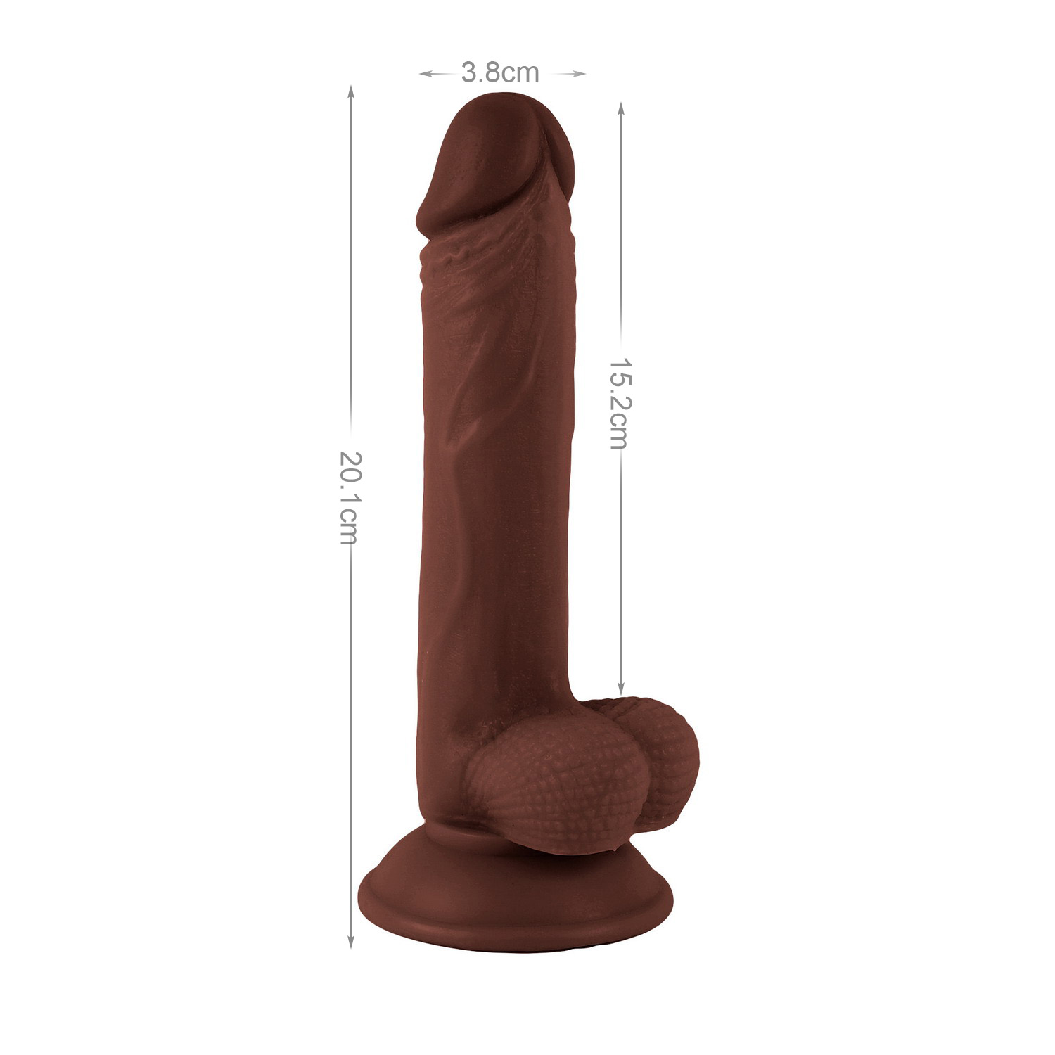 (image for) Mr. Rude 7.9" Realistic Testicle Dong