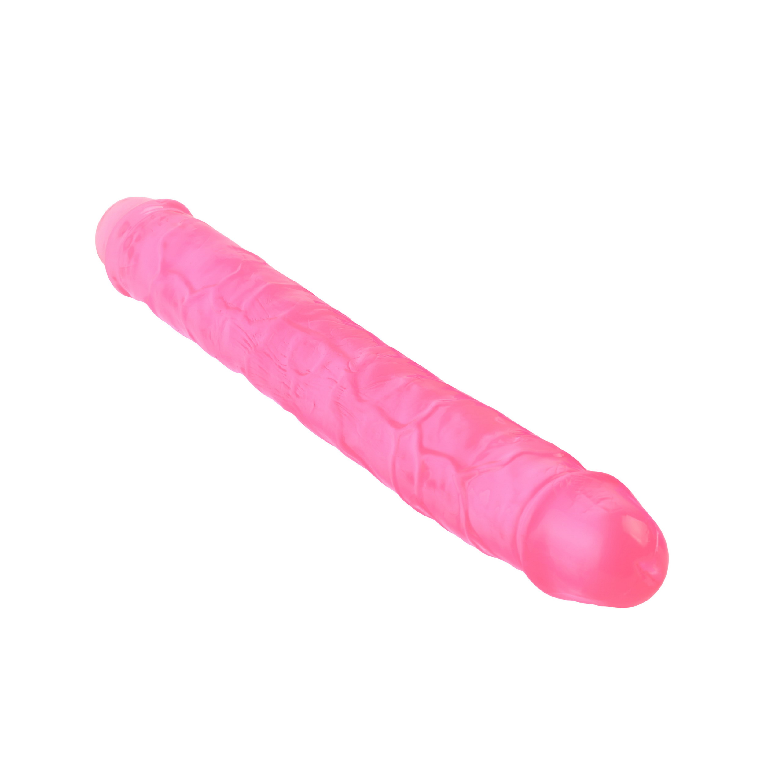 (image for) 12" Mr. Rude -Crystal Jellies Realistic Double-ended Dildo