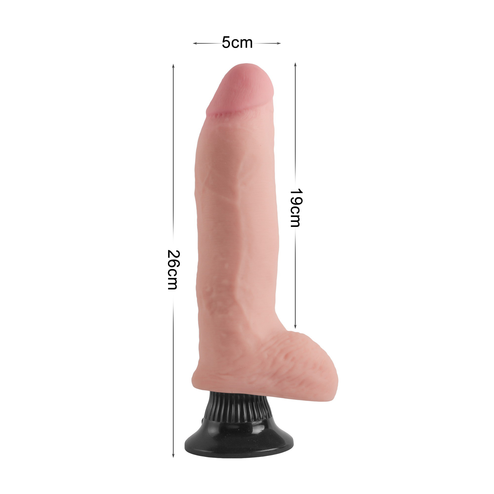10.2” Extreme Soft Dual Layer Realistic Dildo Vibrator
