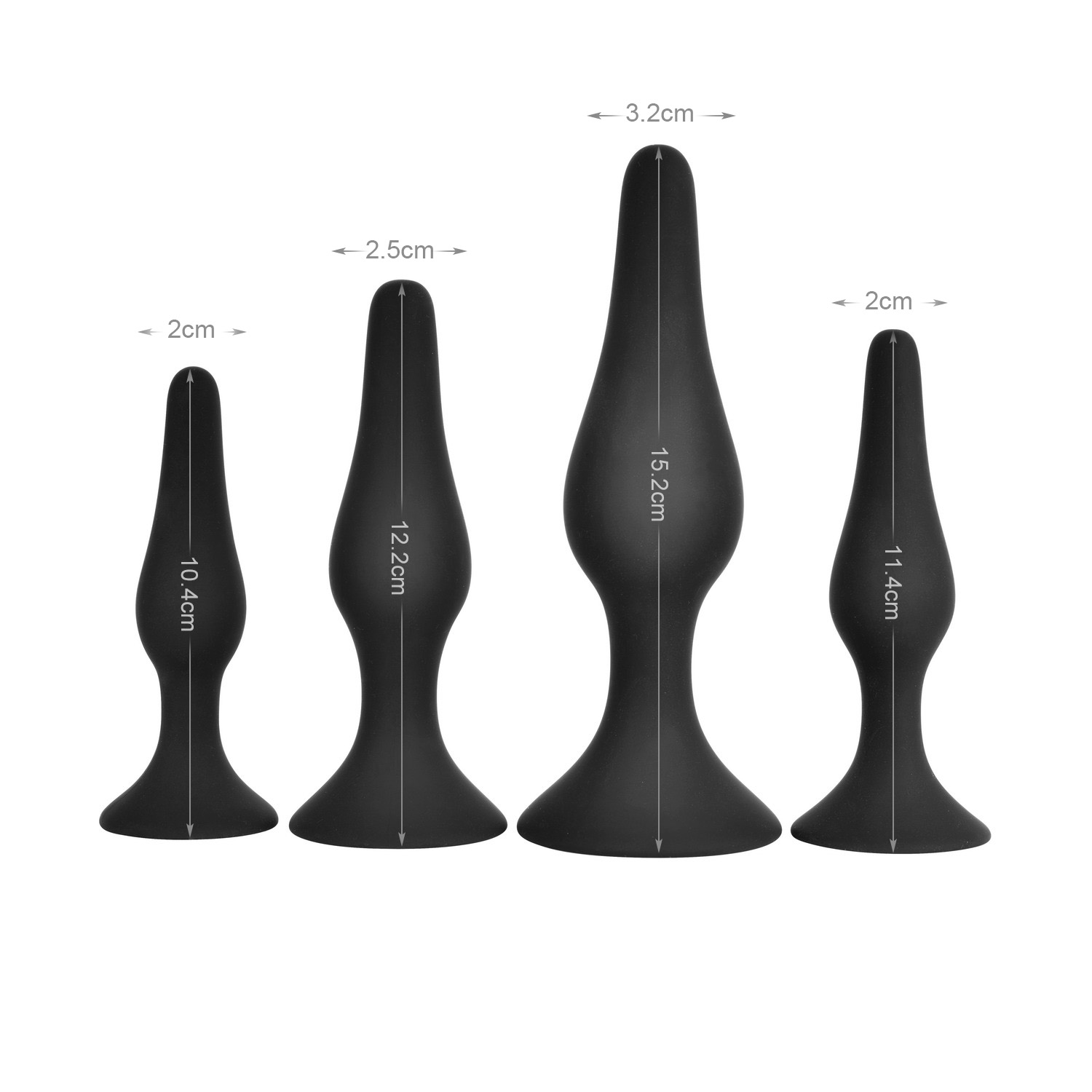 V-Fantasy Pleasure Anal Training Kit(4 Pieces)
