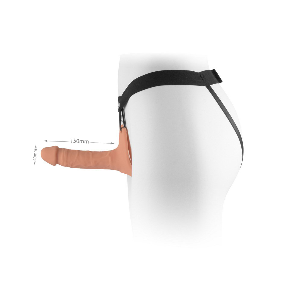 Soulmate Unisex Silicone Hollow Strap-On 6 Inch