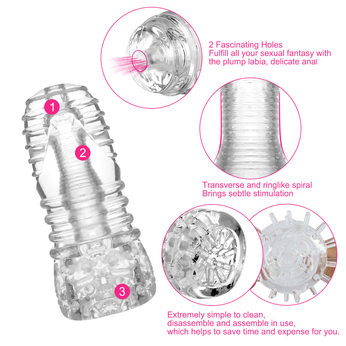 (image for) Ice Girl Textured Sensation Stroker