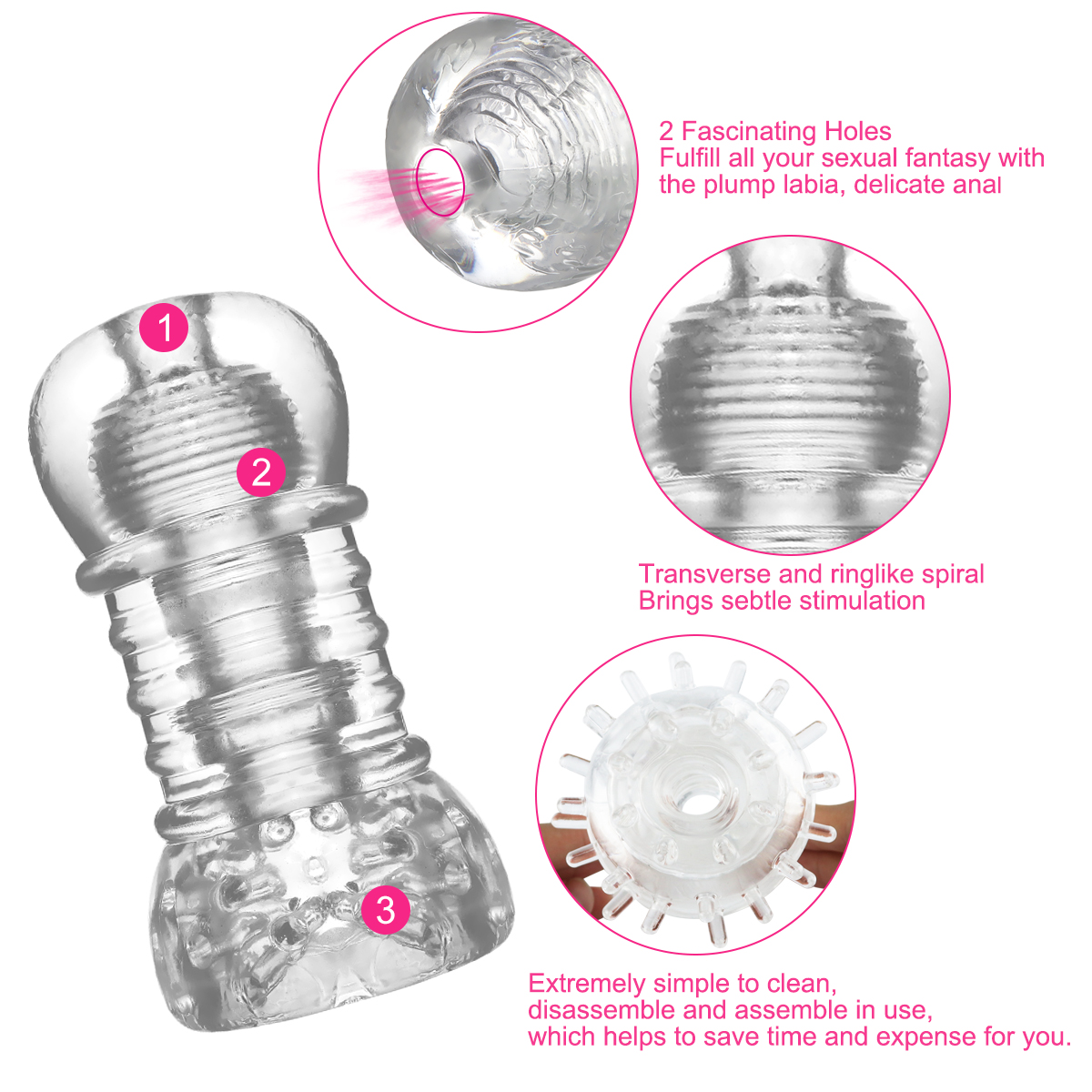 (image for) Ice Girl Textured Sensation Stroker