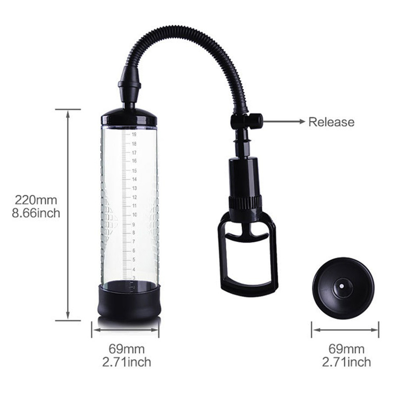 (image for) Penis Vacuum Air Pump Enlarger - Pull Rod