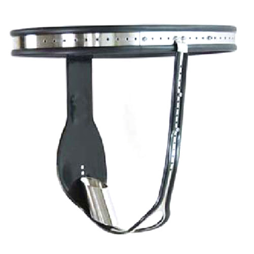 (image for) T Stainless Steel Premium Male Chastity Belt