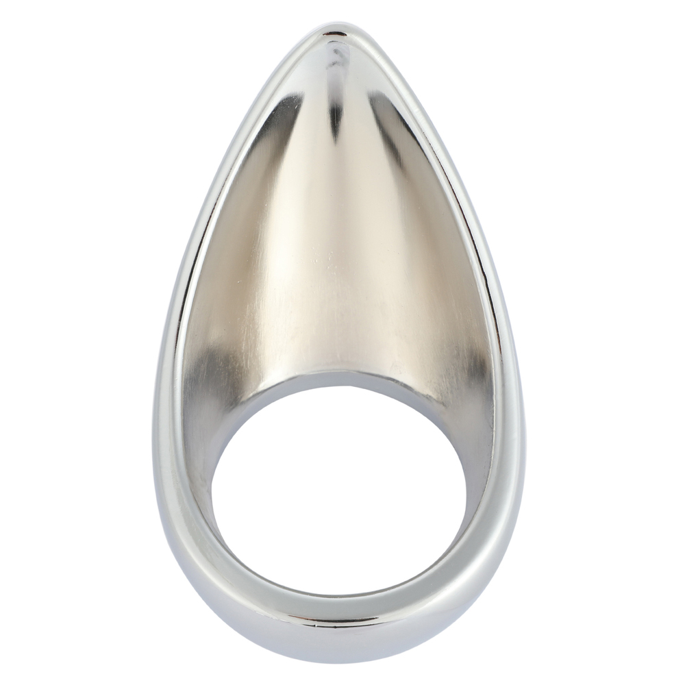 (image for) Chrome Plated Teardrop Cock Ring