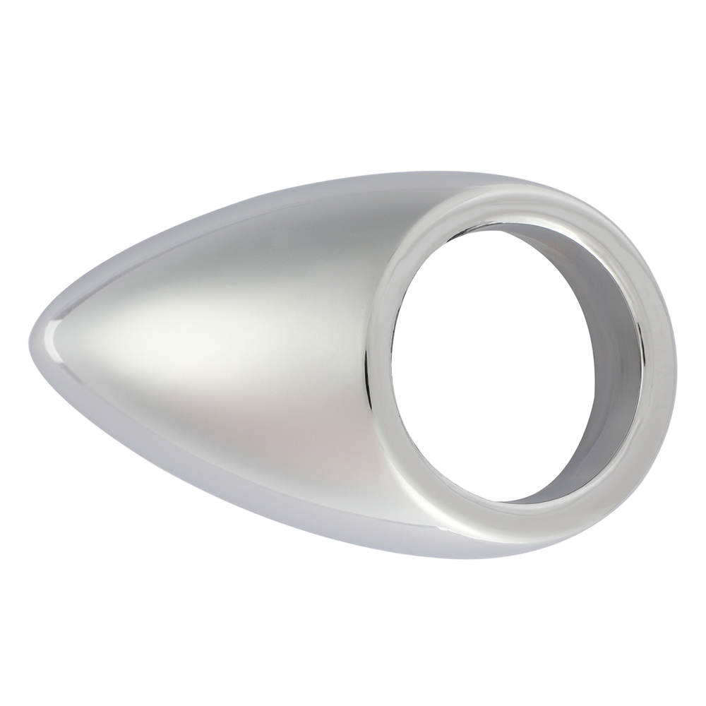 (image for) Chrome Plated Teardrop Cock Ring