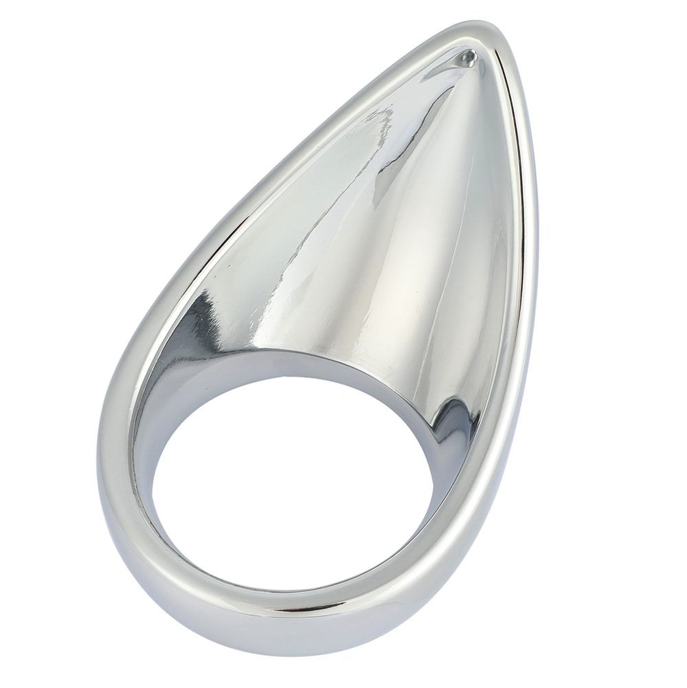 (image for) Chrome Plated Teardrop Cock Ring