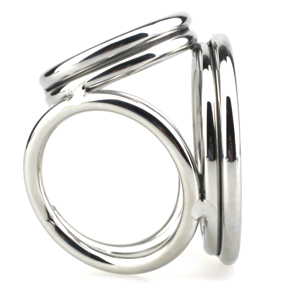 (image for) Quad 4 Ring Cock and Ball Cage