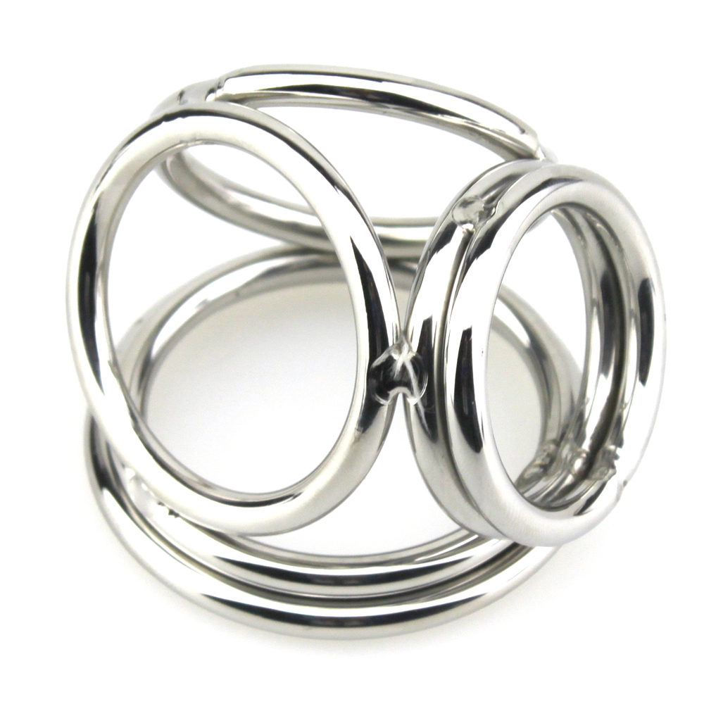 (image for) Quad 4 Ring Cock and Ball Cage