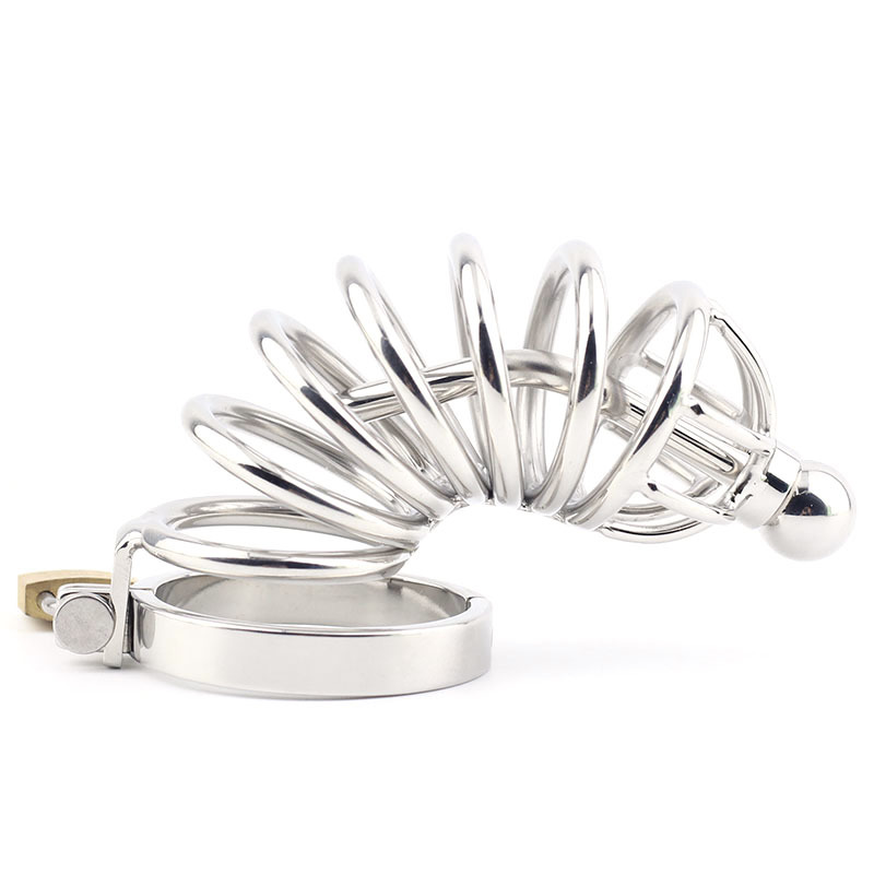 (image for) Master Series Asylum 6 Stainless Steel Chastity Cage
