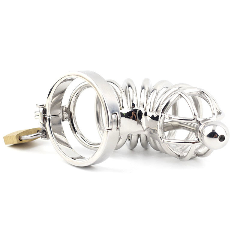 (image for) Master Series Asylum 6 Stainless Steel Chastity Cage