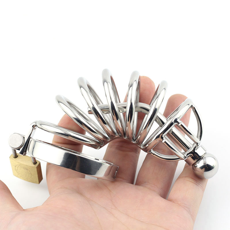 (image for) Master Series Asylum 6 Stainless Steel Chastity Cage