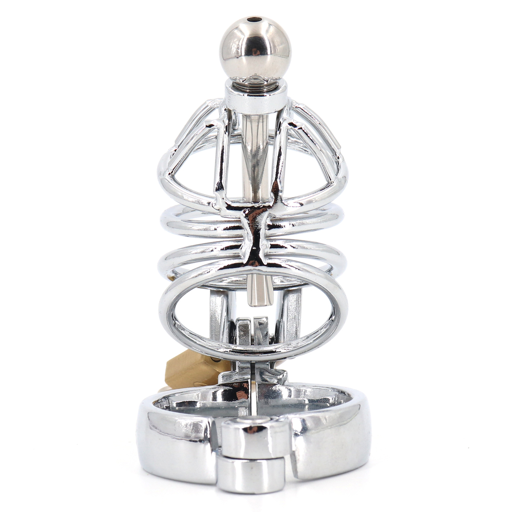 (image for) Master Series Asylum 4 Stainless Steel Chastity Cage