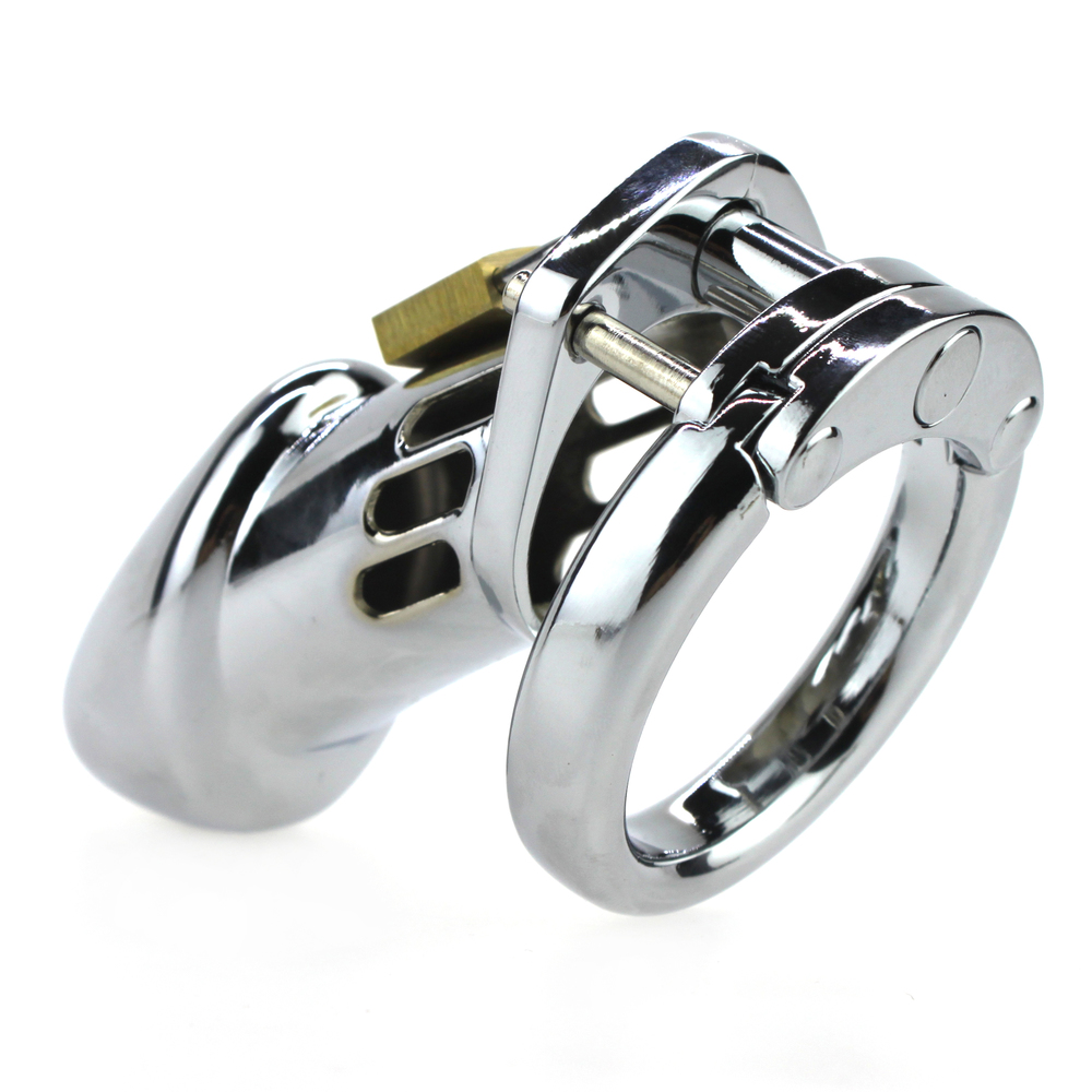 (image for) Steel Male Padlock CB6000 Chastity Cage Device - Big