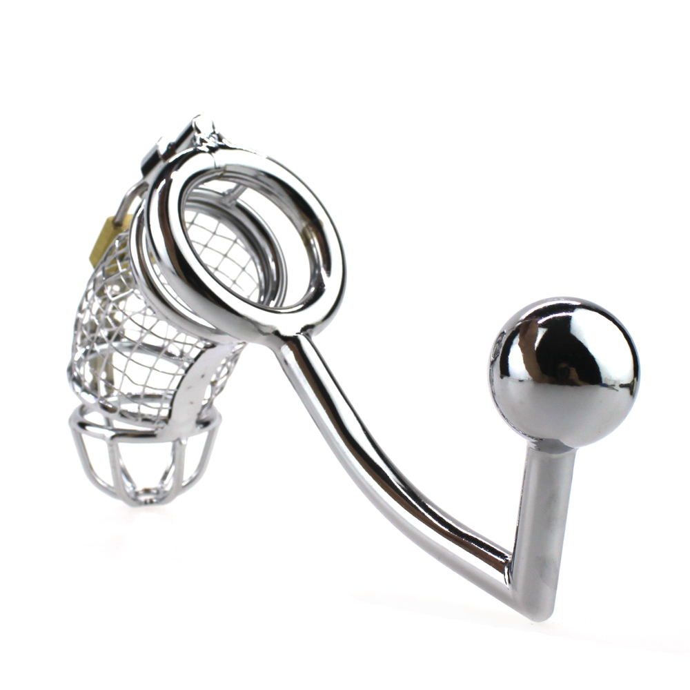 (image for) Master Series Deluxe Chastity Cage With Anal Intruder