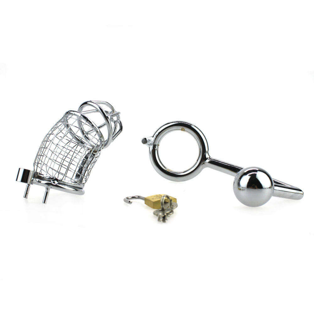 (image for) Master Series Deluxe Chastity Cage With Anal Intruder