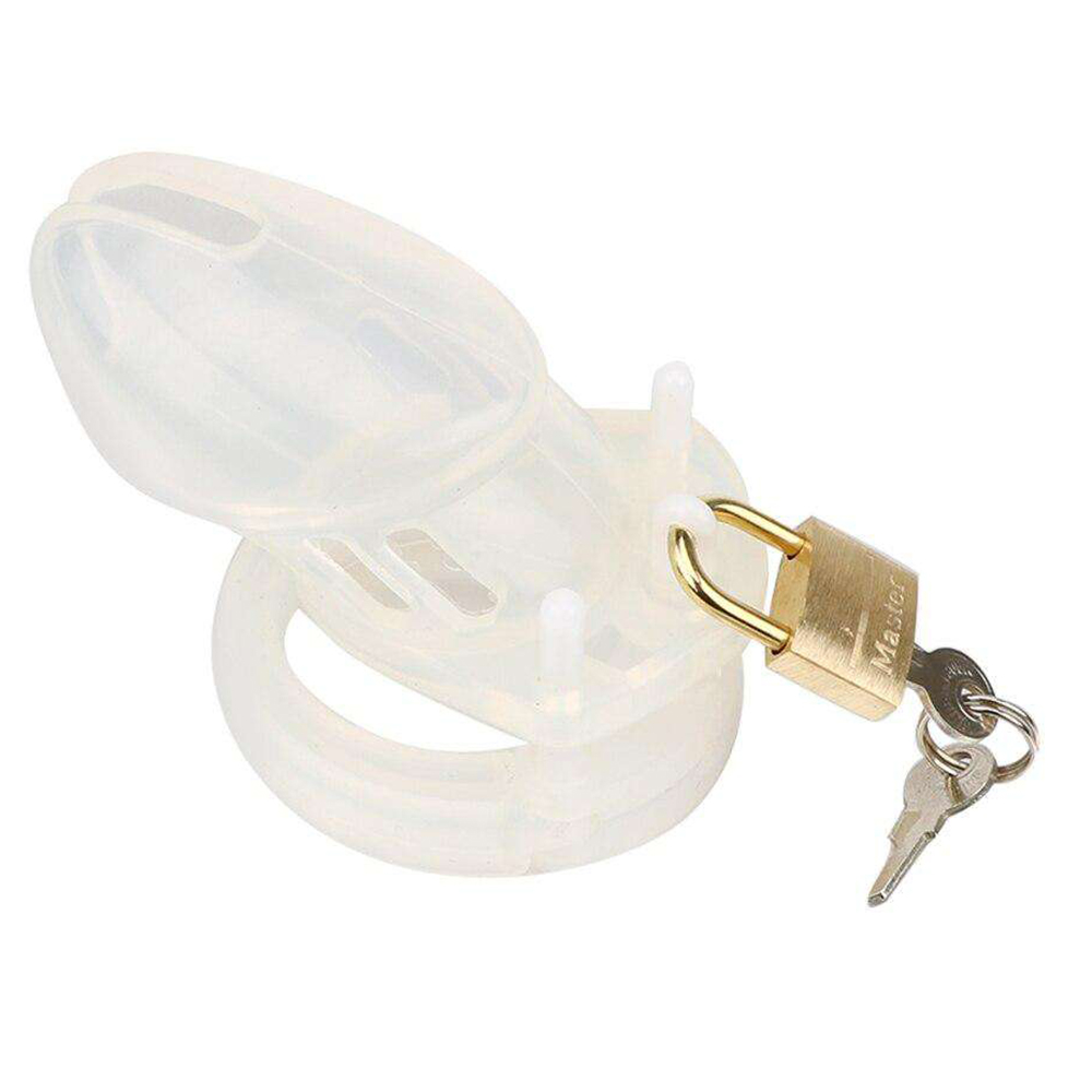 (image for) Silicone CB6000s Chastity Devices In Clear/Black/Blue/Pink
