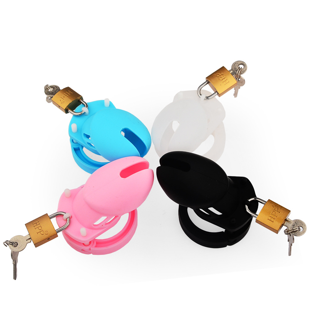 (image for) Silicone CB6000s Chastity Devices In Clear/Black/Blue/Pink