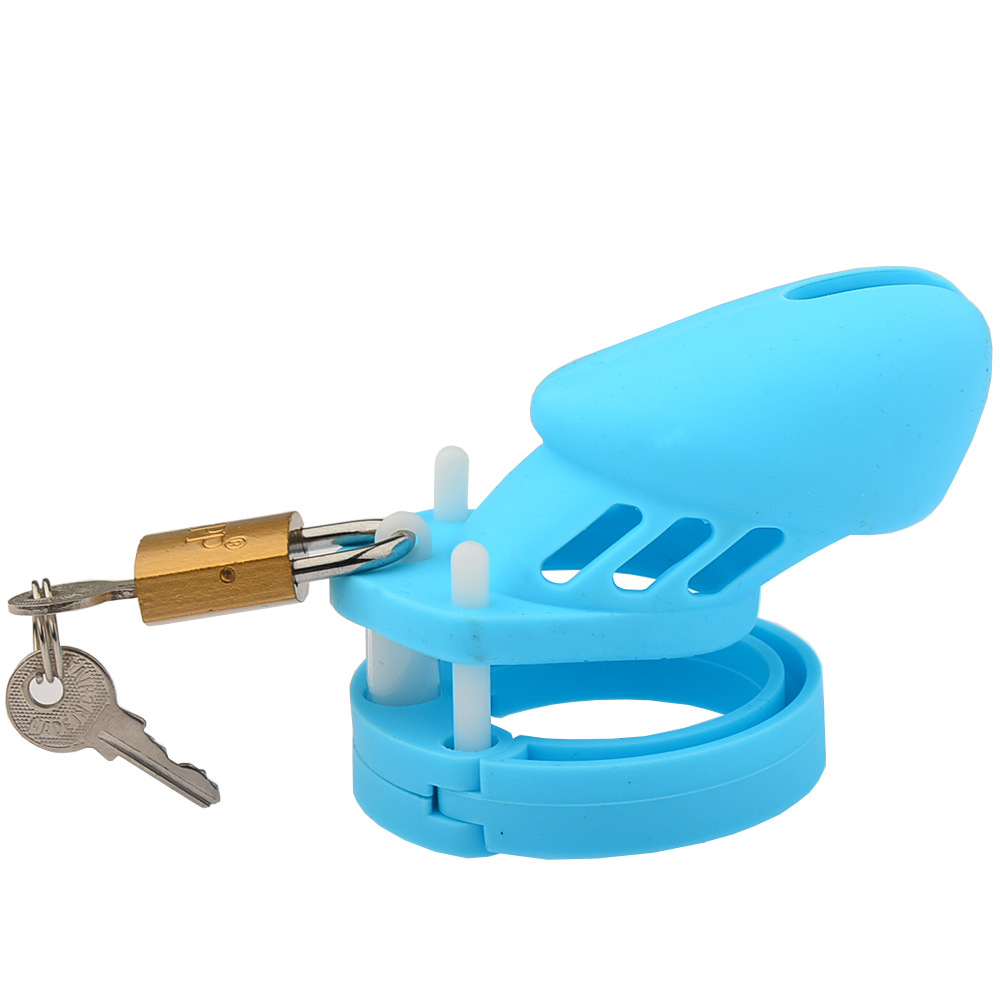 (image for) Silicone CB6000s Chastity Devices In Clear/Black/Blue/Pink
