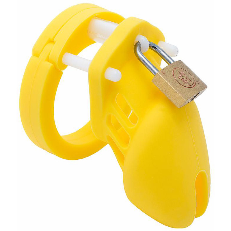 (image for) Silicone CB6000s Chastity Devices In Brown/Purple/Yellow
