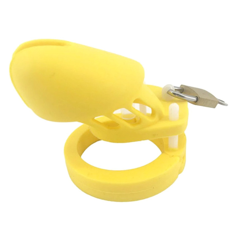 (image for) Silicone CB6000s Chastity Devices In Brown/Purple/Yellow