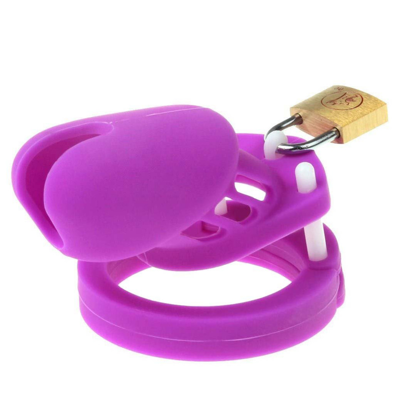 (image for) Silicone CB6000s Chastity Devices In Brown/Purple/Yellow