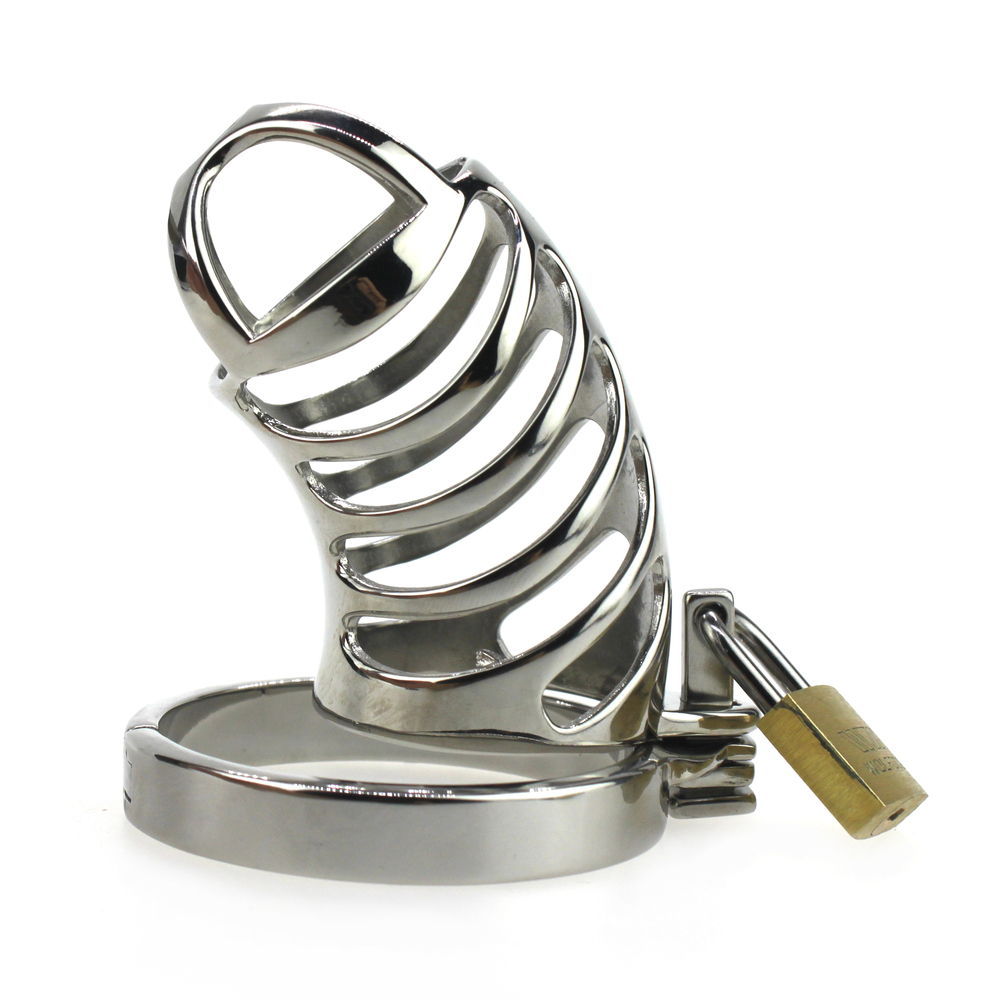(image for) Metal Male CB Restraint device Penis Chastity Cage