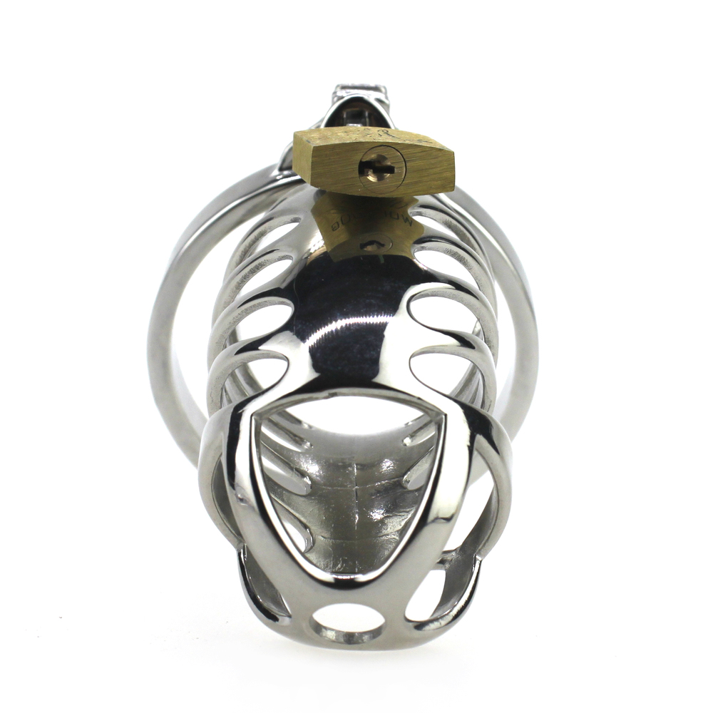 (image for) Metal Male CB Restraint device Penis Chastity Cage