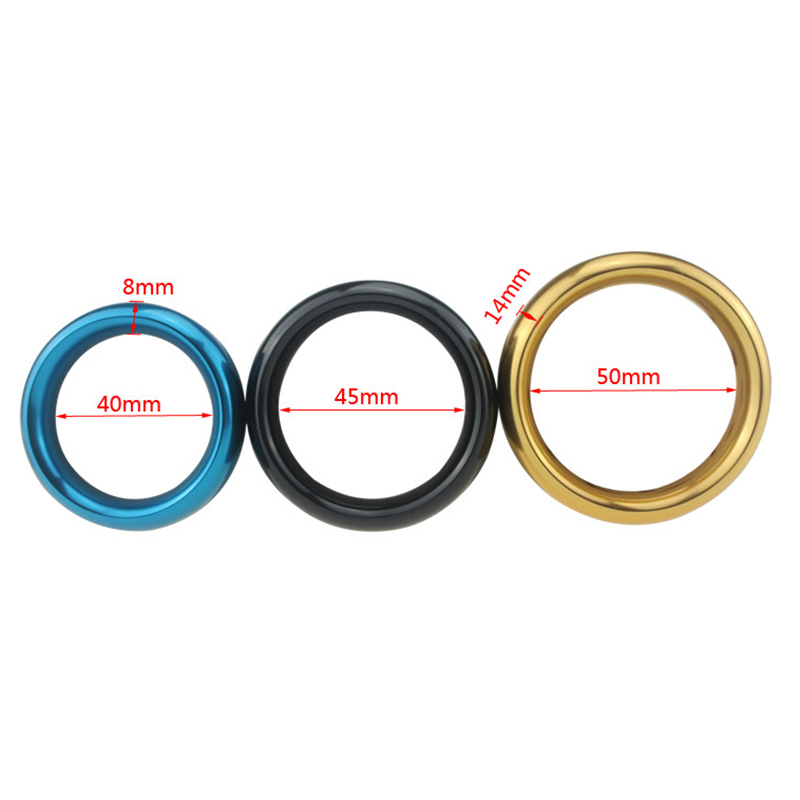 (image for) Aluminum Round Cock Ring