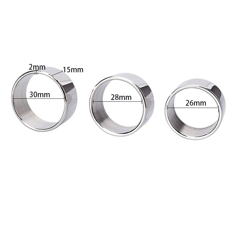 (image for) Fashion Men' s Stainless Steel Cock Ring