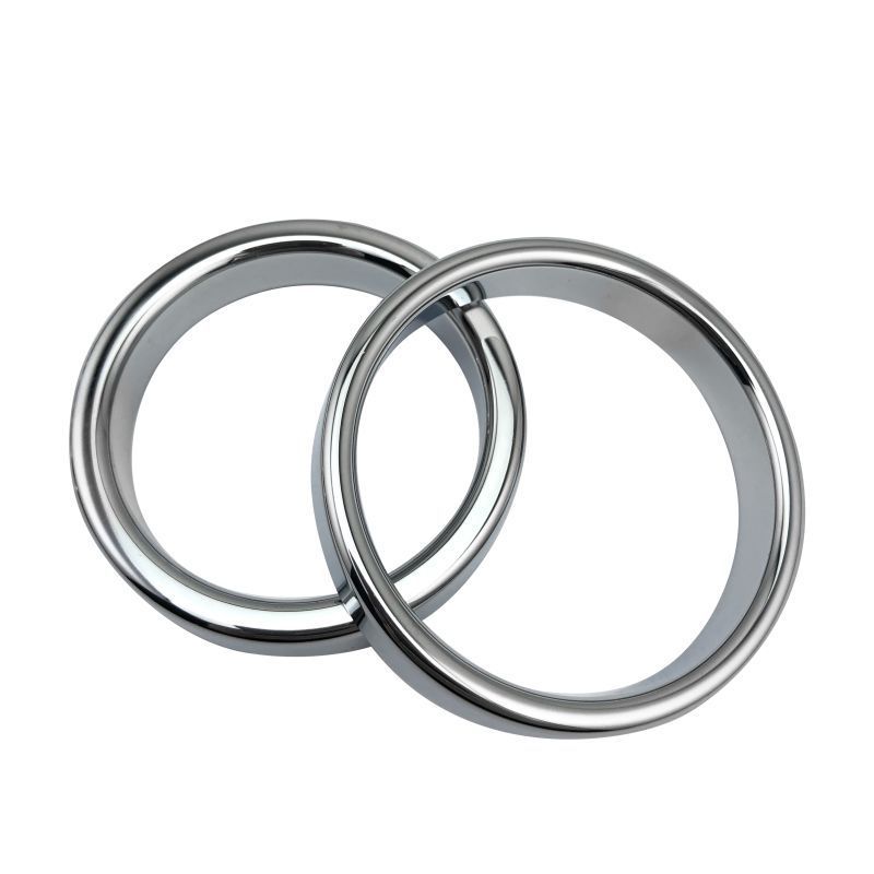 (image for) Chrome Stainless Steel Cock Ring - 1.2cm Height