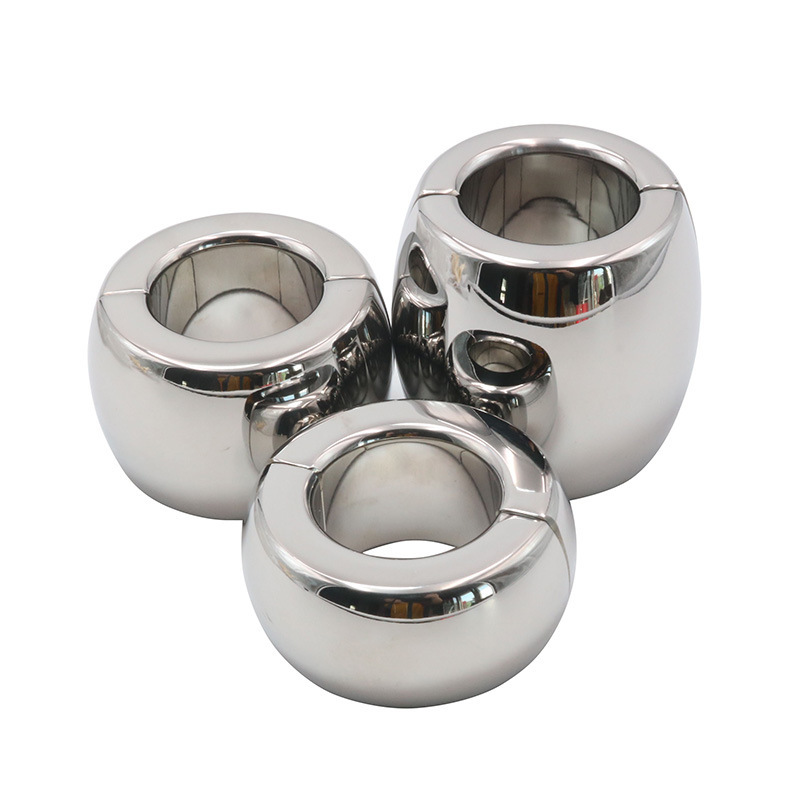 (image for) Heavy Bondage Stainless Steel Ball Stretching -Magnetic