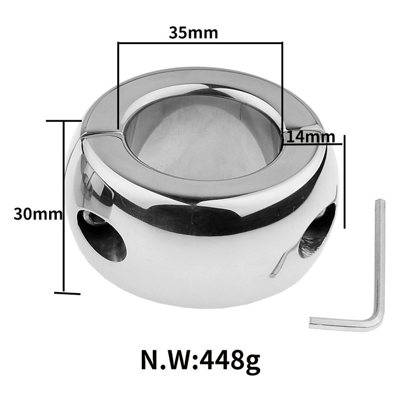 (image for) Heavy Bondage Stainless Steel Ball Stretching -Screw