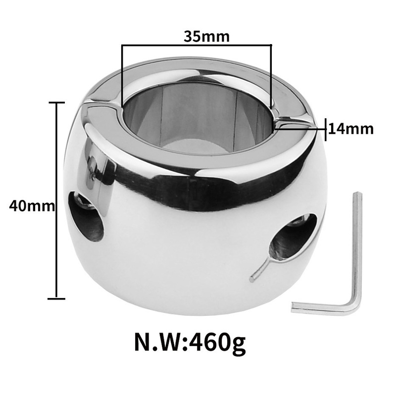 (image for) Heavy Bondage Stainless Steel Ball Stretching -Screw