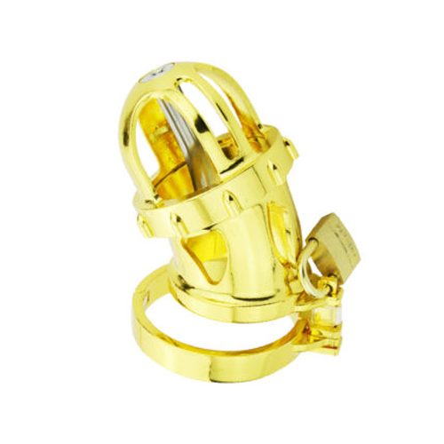 (image for) Gold Kinger Male Chastity Device