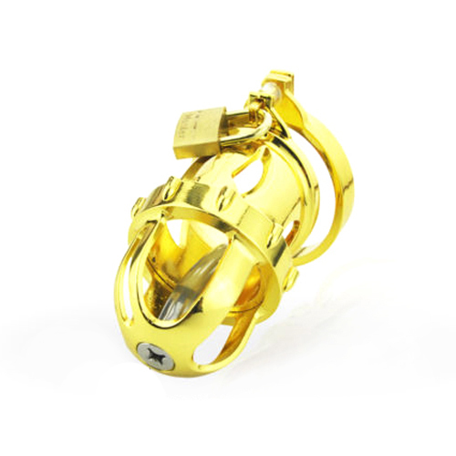 (image for) Gold Kinger Male Chastity Device