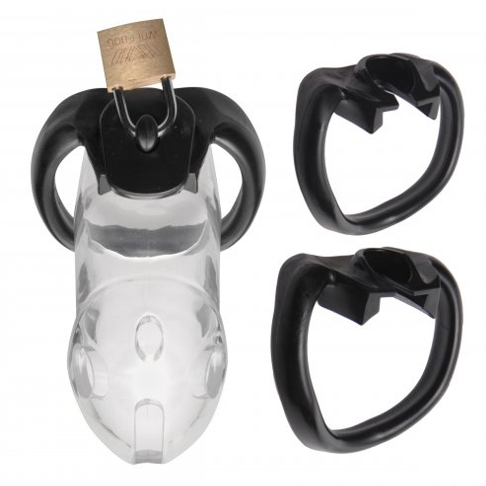 (image for) Rikers Locking Chastity Device - Transparen