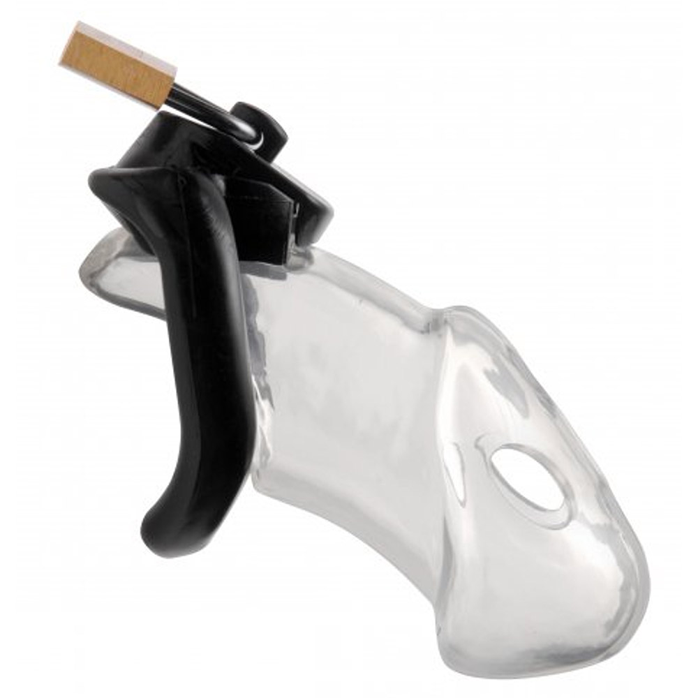 (image for) Rikers Locking Chastity Device - Transparen