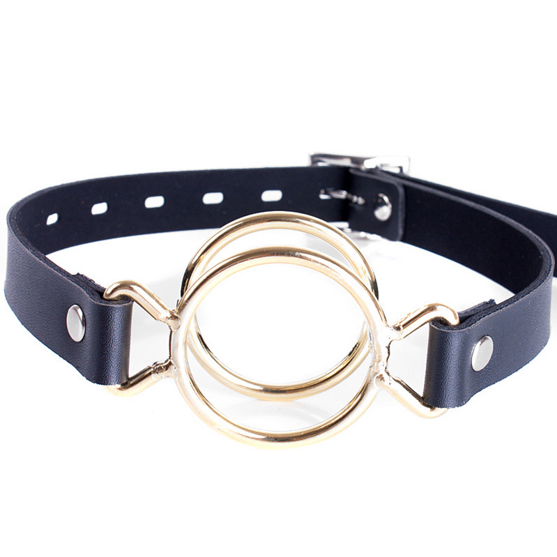 (image for) Double Metal Locking Ring Gag
