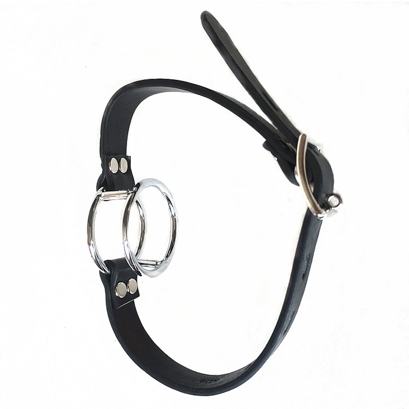 (image for) Double Metal Locking Ring Gag