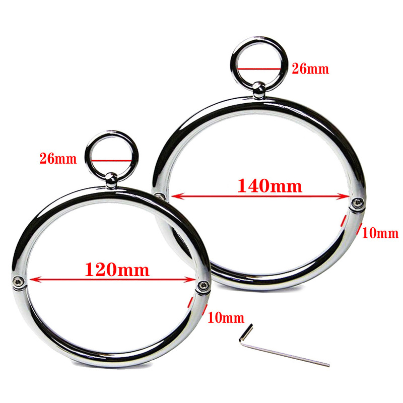 (image for) Stainless Steel Neck Collars With O Ring