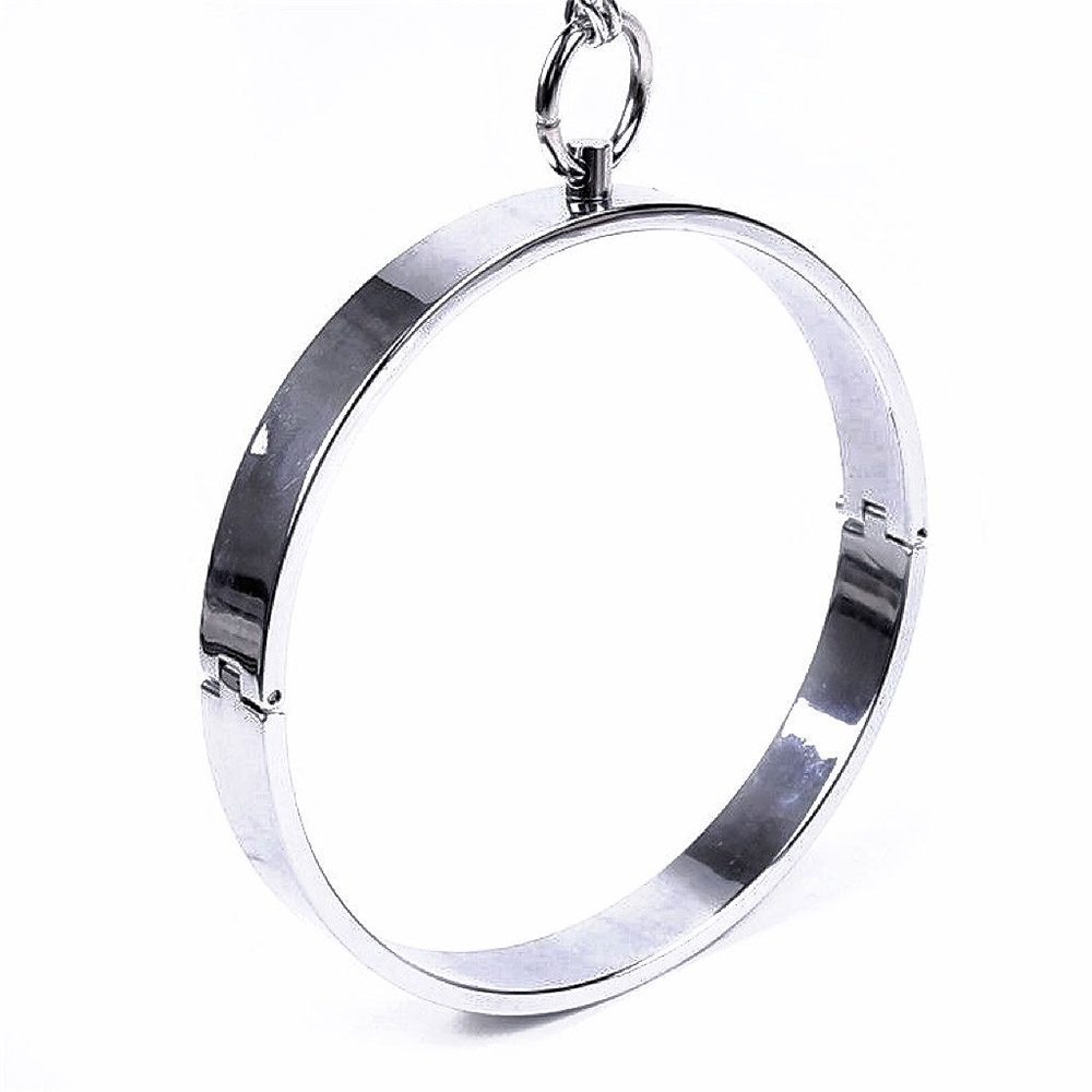 (image for) Chrome Collar with Nipple Clamps