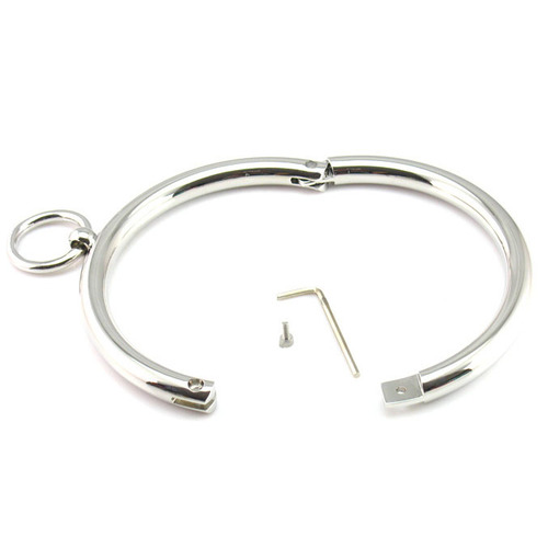(image for) Steel Neck Slave Collar Restraint With C-clamps