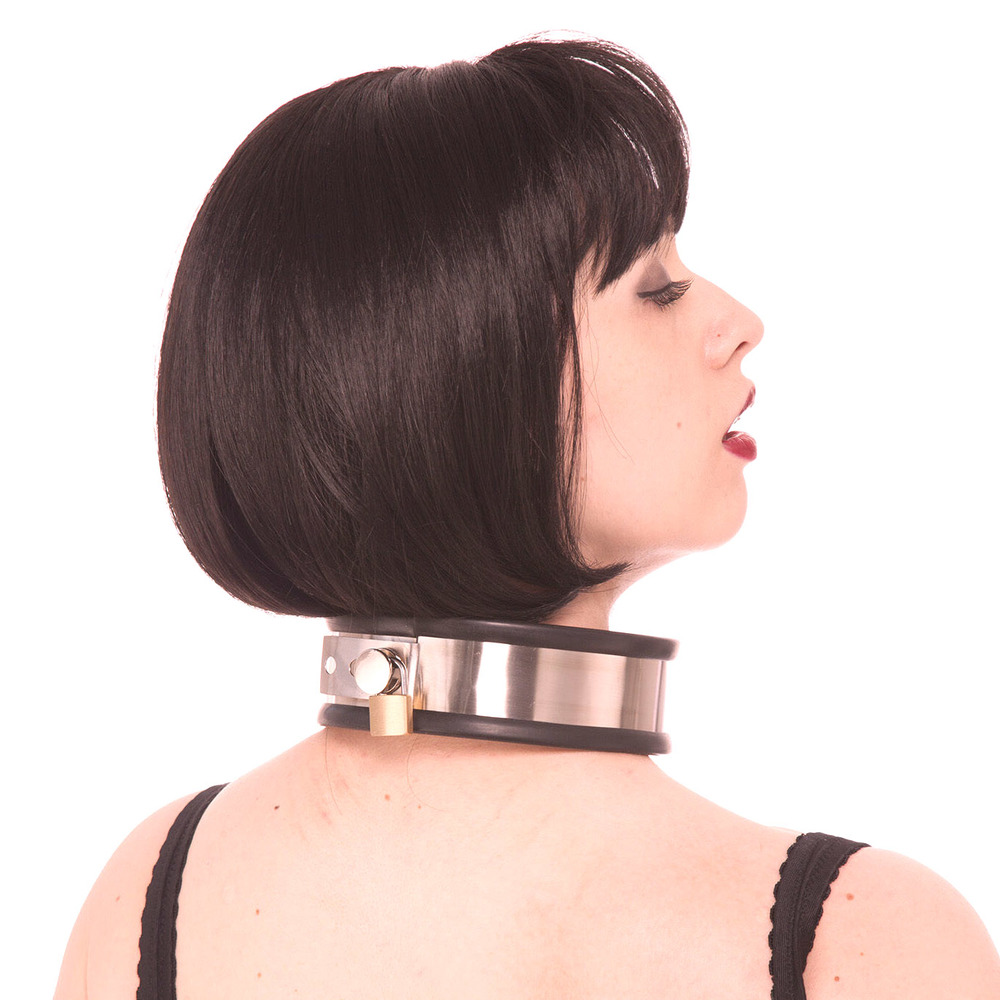 (image for) Rapture Steel Band Collar With Leash
