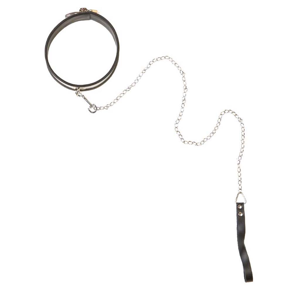 (image for) Rapture Steel Band Collar With Leash