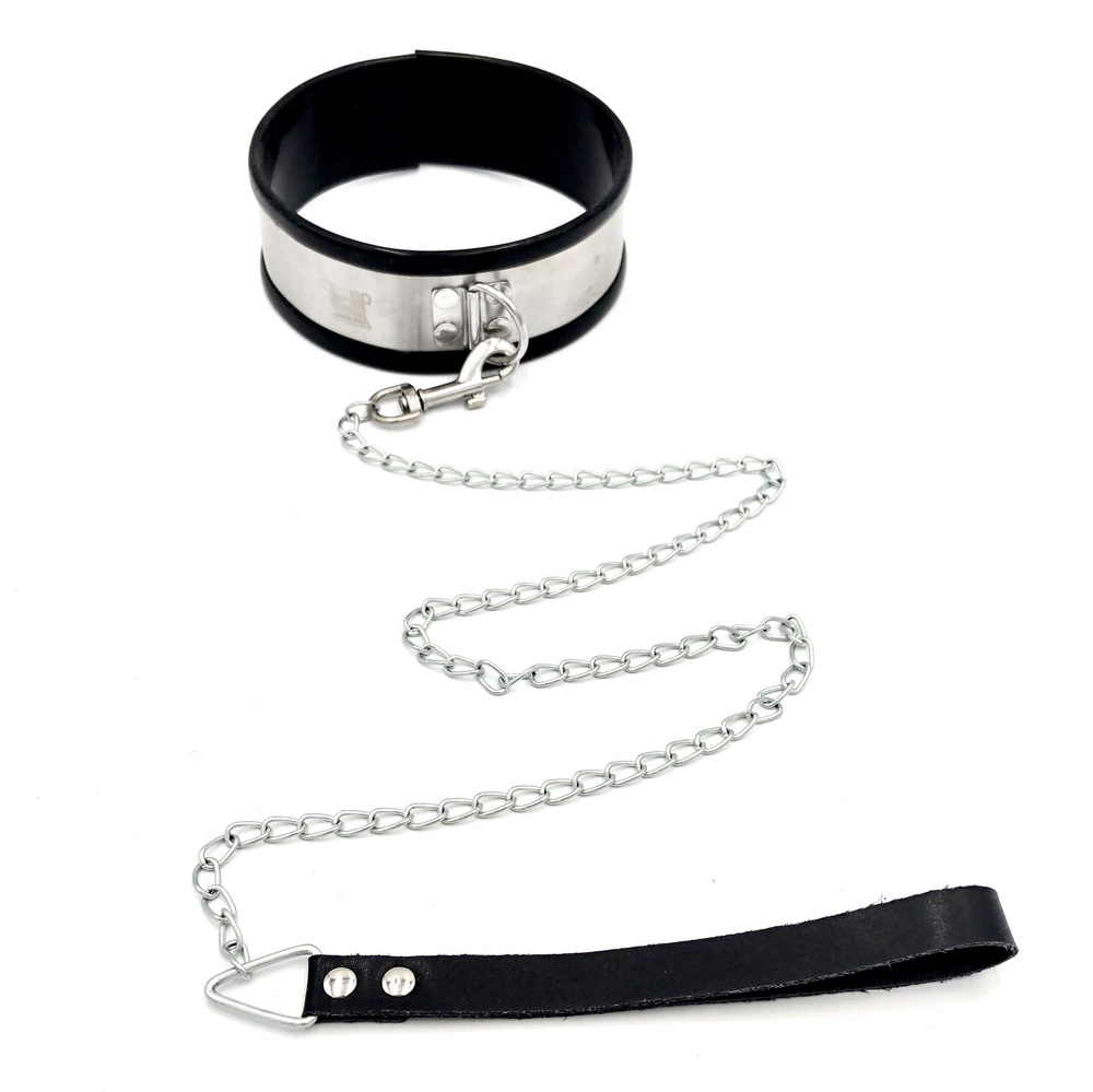 (image for) Rapture Steel Band Collar With Leash