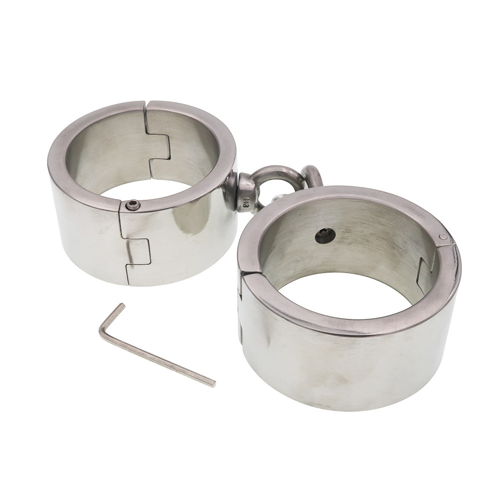 (image for) Bondage Stainless Steel Handcuffs For Male And Female
