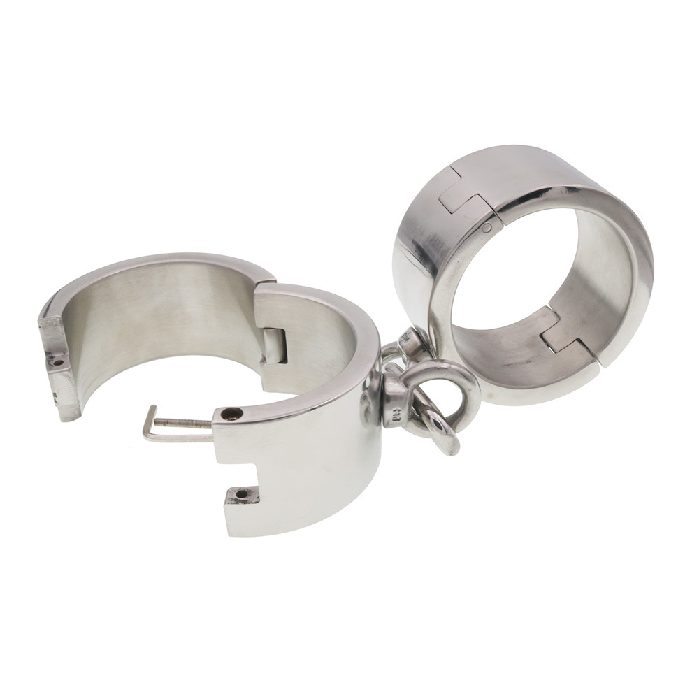 (image for) Bondage Stainless Steel Handcuffs For Male And Female